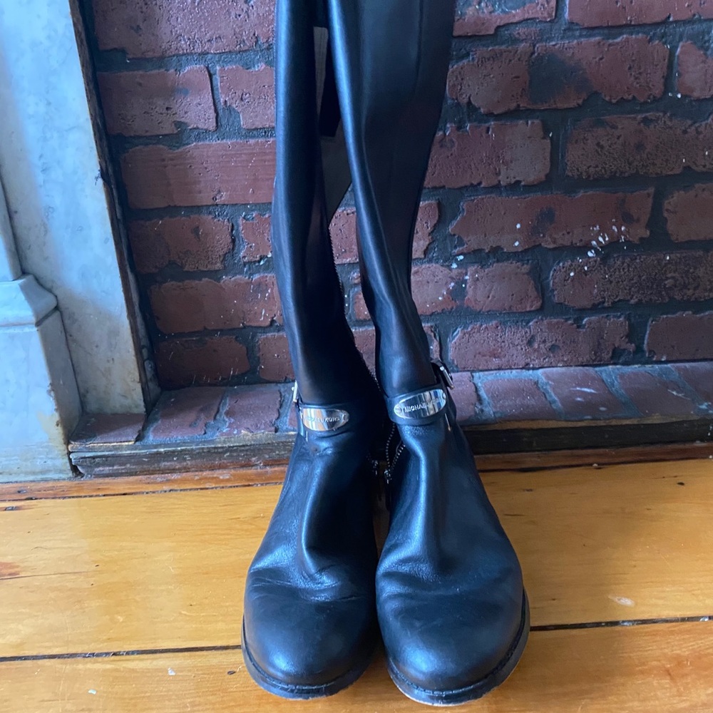 Michael Kors Black Arley Riding Boot - Picture 2 of 8